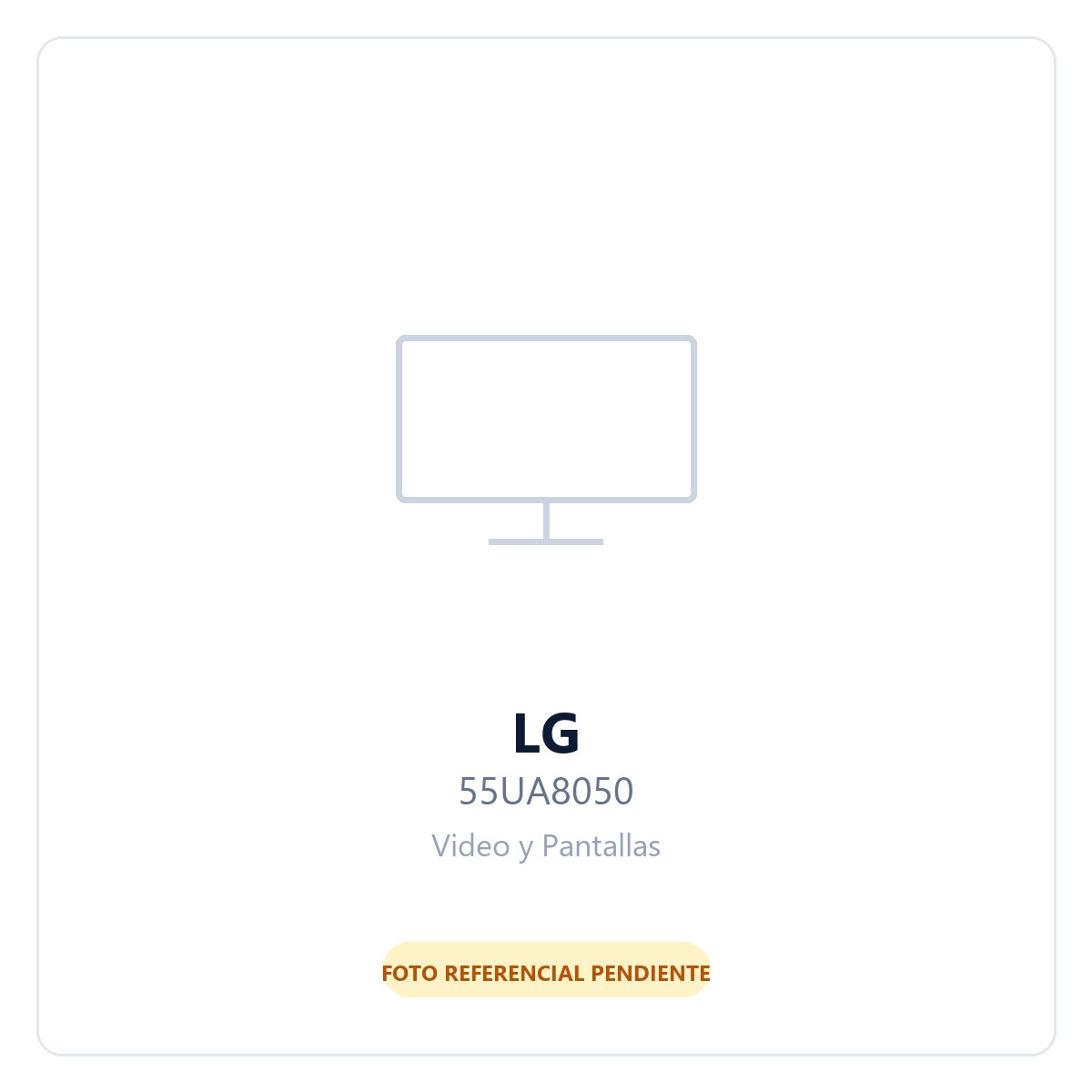 LG Smart TV UHD AI UA80 4K de 55" 2025