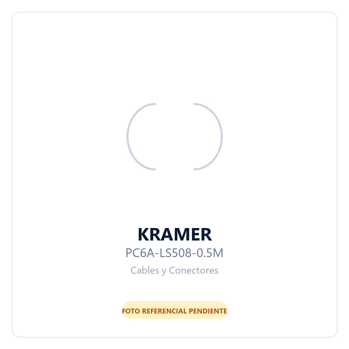 KRAMER CAT6A S/FTP Patch Cord 0.50M (1,5 FT)