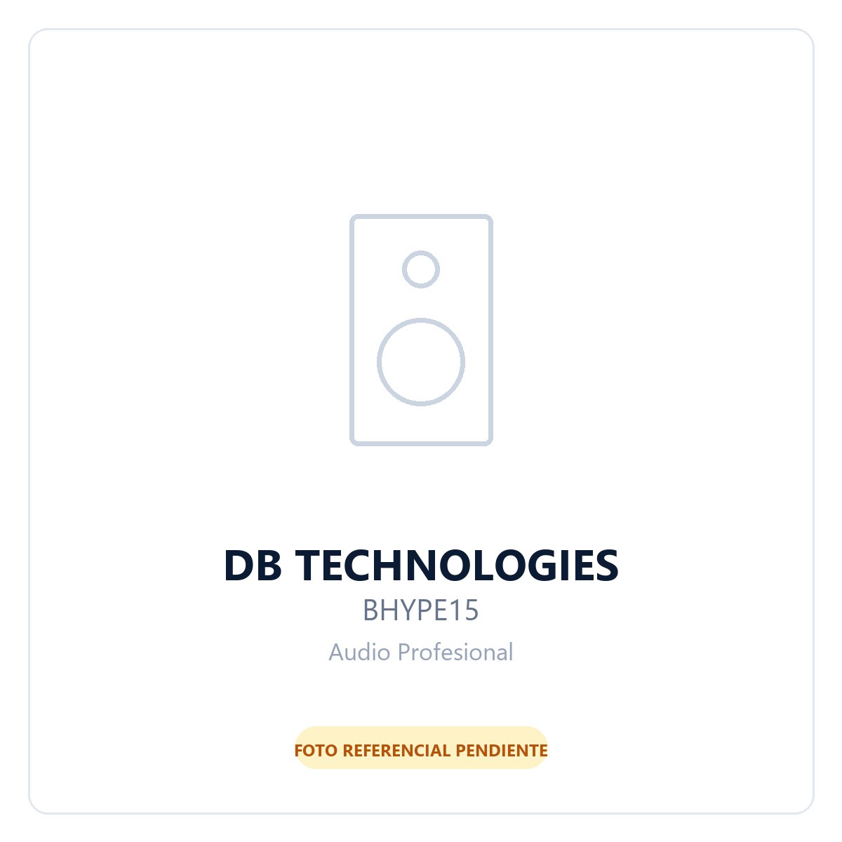 Db Technologies DBTechnologiesB-HYPE15CajaActiva15