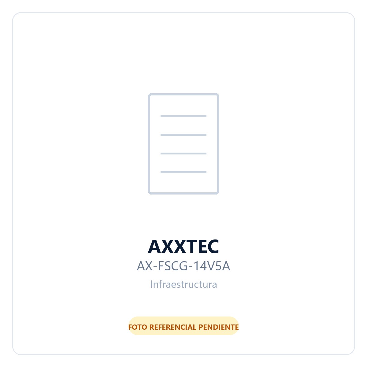 Axxtec Kit Fuente+Cargador+Gabinete 12V - 5A