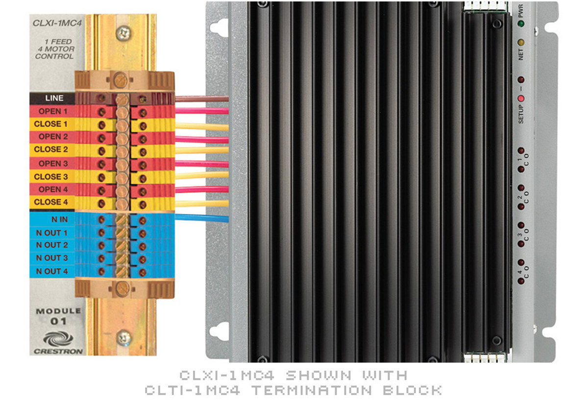 Genérico 4 Channel Motor Control Module, Single Feed