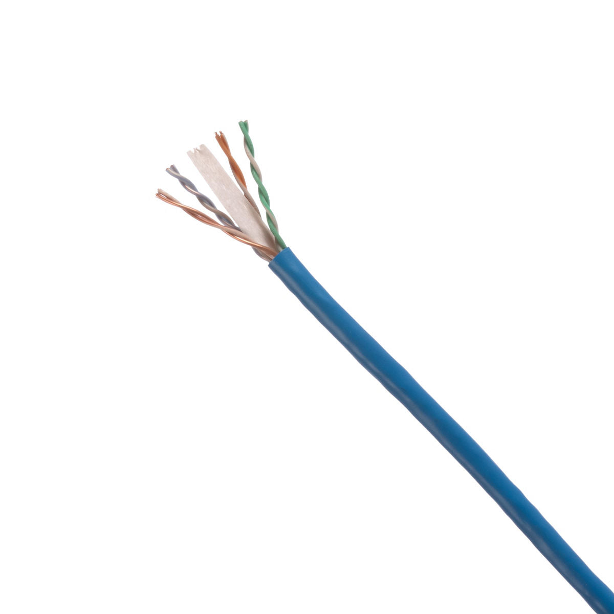 Genérico Cable de cobre Cat 6- 24 AWG U/UTP CM Azul 1000ft/305m