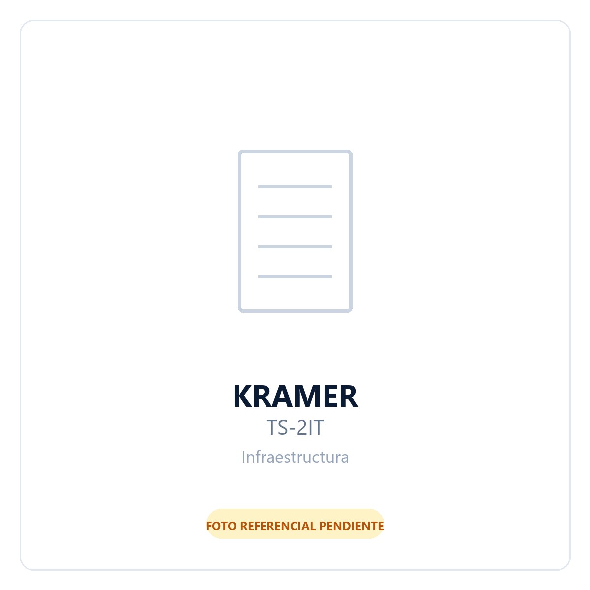 Kramer Tbus Italian 2 X Power Socket Assembly