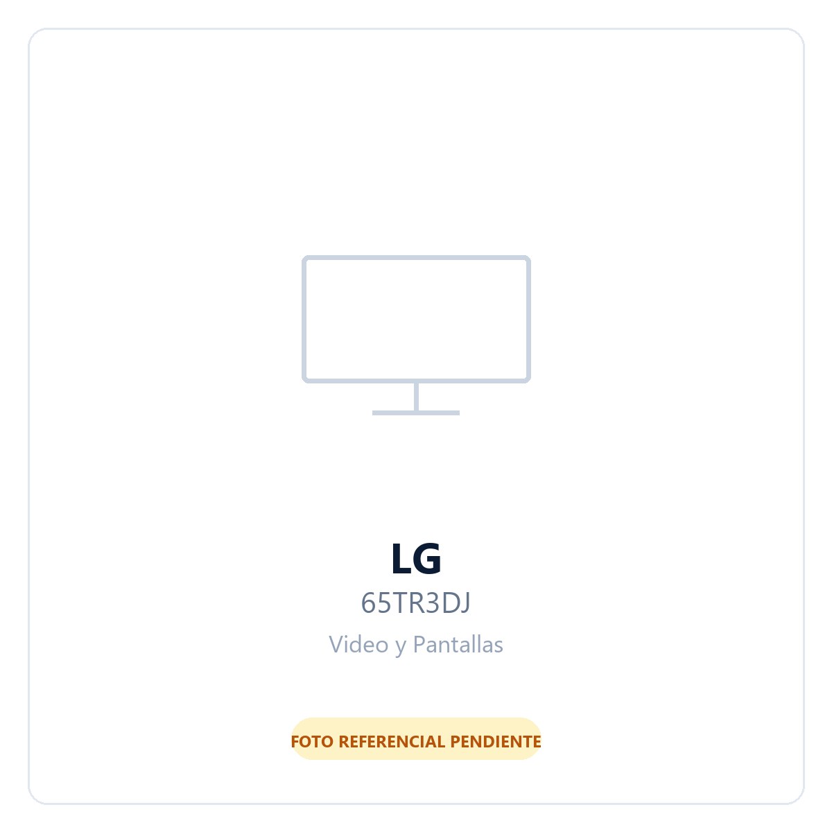 Pantalla Lg Interactiva 65Tr3Dj