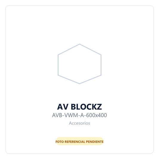 AV BLOCKZ Soporte Pop, P/Pantalla 37-65", Carga Max 30 KG
