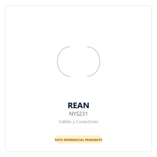 Rean Stereo 3 Pole 3.5 Mm Plug Metal Handle