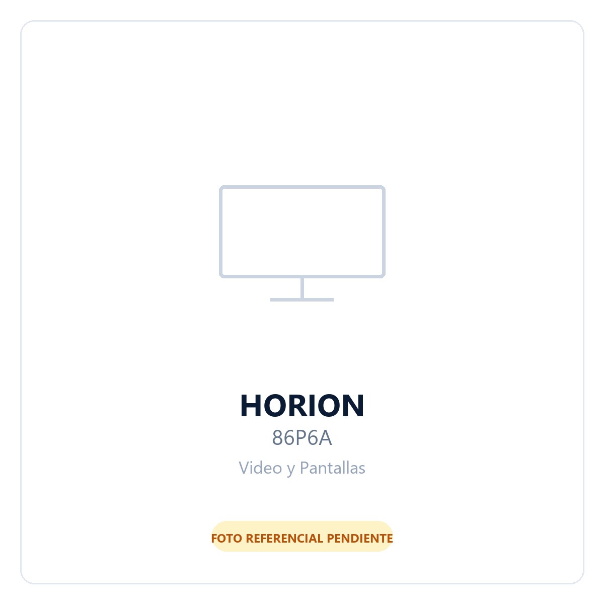 HORION TV Comercial 86 Res (pixeles) 3840 * 2160 (RGB)