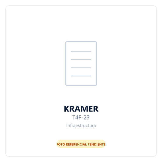 Kramer 2 Single Power Sockets Slot, 3 Insert Slots