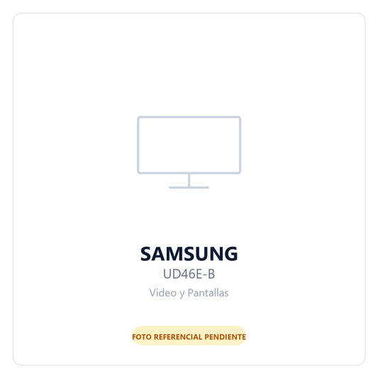 Monitor Samsung Ud46E-B 46?, Fhd 1920×1080 (Videowall)