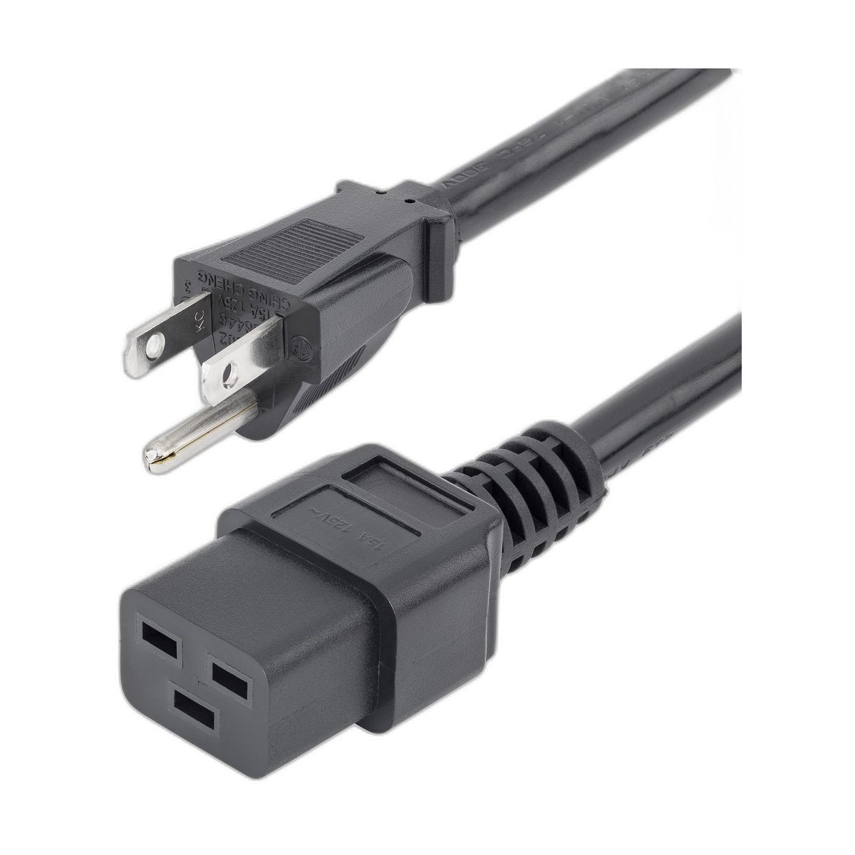 Genérico Cable de alimentacion de alta resistencia NEMA 5-15P a IEC 6