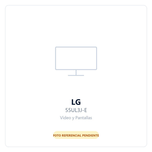 LG UL3J-B Pantalla Comercial LED 55 , 4K Ultra HD, Negro