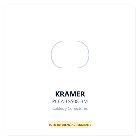 KRAMER CAT6A S/FTP 500MHz 4x2x26AWG Patch Cord 3MT (10FT)