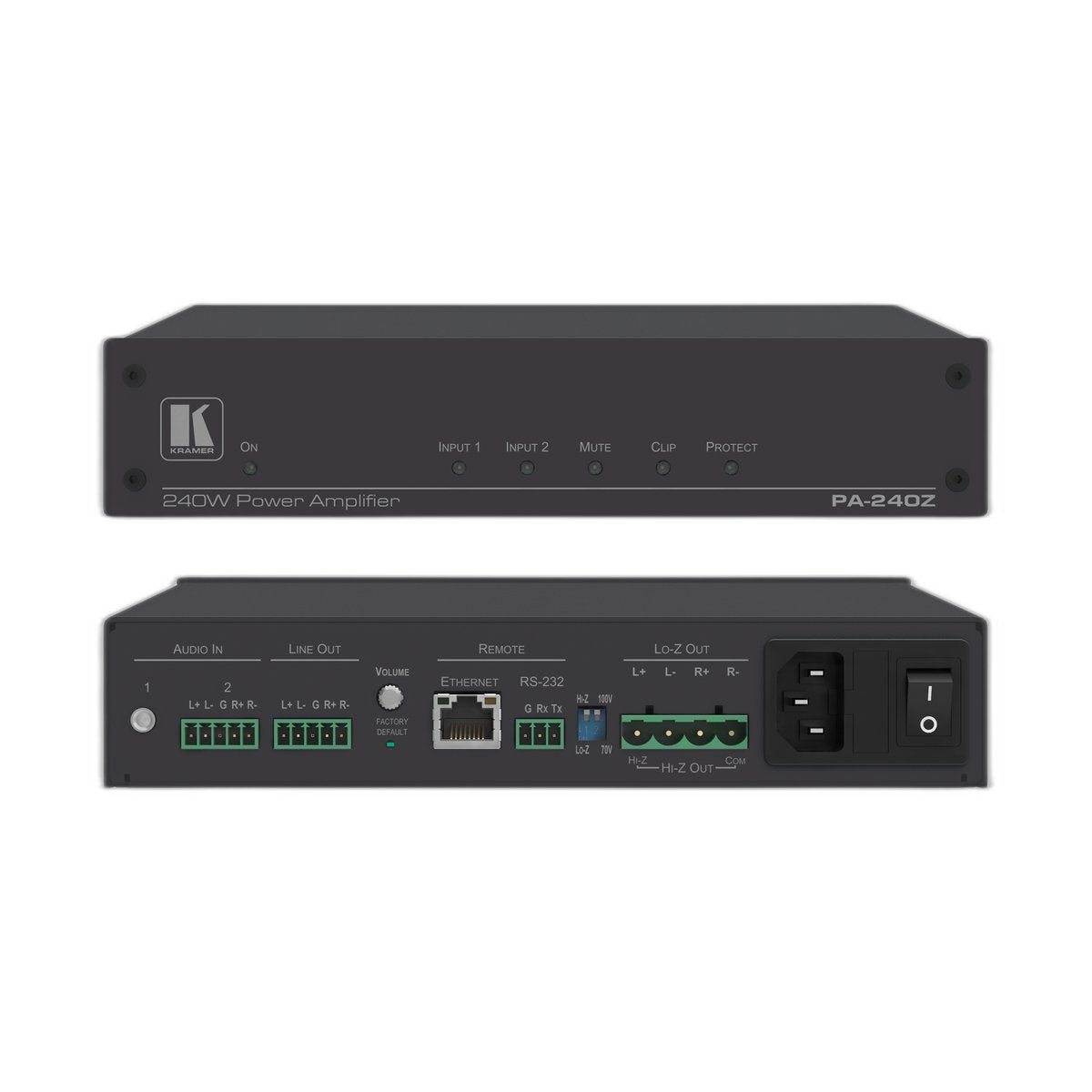 KRAMER Amplificador de potencia de 240W