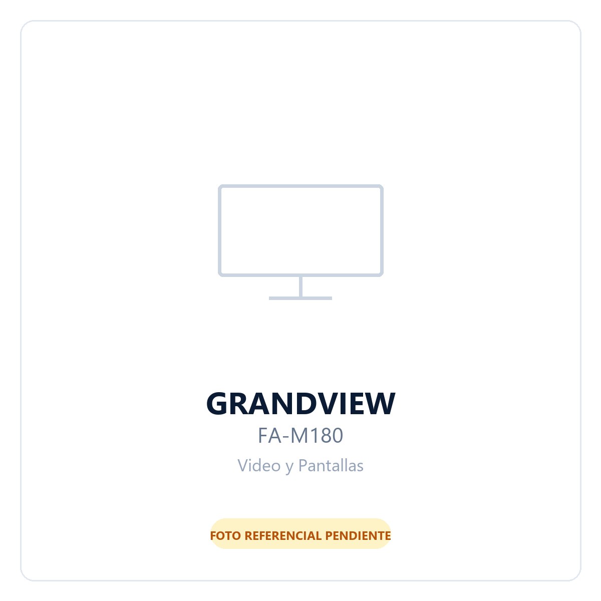 Grandview Telon motorizado grandiview de 178 x 178 cm 1:1
