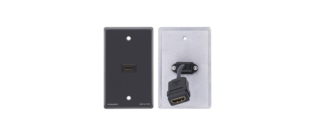Kramer Wp-H1M(Wp-Hdmi1M)/Us(W) Passive Wall Plate - Hdmi